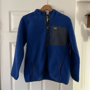 LL Bean kids’ Mountain Fleece (with hood) - XL, youth 18 - EUC!
